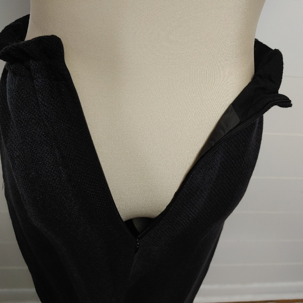 Vintage Holt Renfrew wool maxi skirt size 2 - Picture 9 of 13